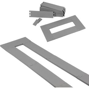 4 x 88.2 Inch Parking Lot Line Stencil, EVA Reusable Pavement Straight Parking Template, Parking Lot Stencil for Painting Pavement Lines for Asphalt Concrete