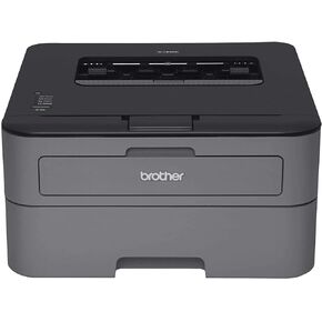 Brother Monochrome Laser Printer with Duplex Printing, 2400 x 600 DPI, up to 27 Pages per Minute, Automatic Duplex (2-Sided) Printing, Compact HL-L2300d