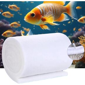 Aquarium Filter Floss 11.8 * 39.4 Inches,Density Aquarium Filter Pad,Pond Filter Pad,Water Polishing Pad for Crystal Clear Water,Safe for Fish/Reef/Turtles, More Convenient, More Durable