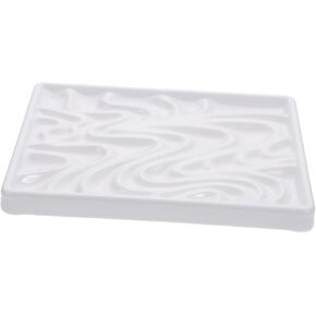 Gadpiparty 1Pc Wave Shape Color Mixing Tray Capacity Paint Tray for Art Projects Easy to Clean Palette for Students and Professional Painters