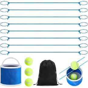 13 Pcs Team Building Game with Buckets and Balls Set Family Fun Group Games Challenge Outdoor Team Building Activities for Adults Sports Day Group Activity Family Night or Party