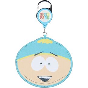 South Park Badge Reel Eric Cartman Head ID Holder Retractable Lanyard Badge Holder Luggage Tag
