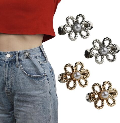Pants Tightener for Waist Women Jean Tightening Clips Jean Pins to Make Waist Smaller Adjust Waist Clips Pant Pins in Saudi Arabia