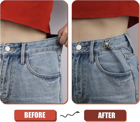 Pants Tightener for Waist Women Jean Tightening Clips Jean Pins to Make Waist Smaller Adjust Waist Clips Pant Pins in Saudi Arabia