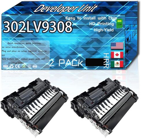 متوافق مع وحدة مطور البديل Kyocera 302LV93082 المستخدمة مع EcoSys M3645IDN M3655IDN M3660IDN M3860IDN M3860IDNF ، خيارات متعددة الإنتاج العالي (1 حزمة أسود) in Kuwait