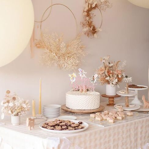 RSSTARXI 1 حزمة خرافية عيد ميلاد سعيد كعكة عيد ميلاد أعلى بريق GRADL GARDER FLORAL FARIES CAK in Saudi Arabia