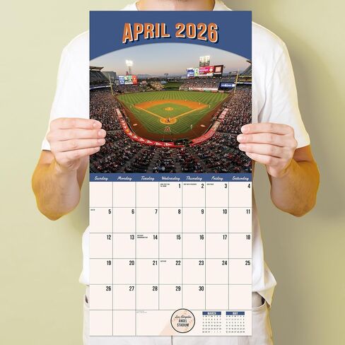2026 Ballparks Wall Calendar in Saudi Arabia