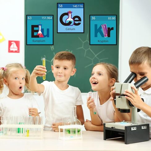 10 PCS Science Classroom Decoration Banner and Poster for Assustist Scientist Bulletin Phulletin Poard Science Science Scients Clutout for Amber Middle Preschool Supplies (Colorful) in Kuwait
