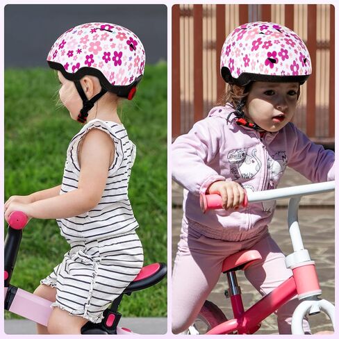 Toddler Bike Helmet, Baby Infant Bike Helmet for Toddlers Boys Girls Age 1-3 Kids Helmets for Biking Scootering Skateboarding in Saudi Arabia