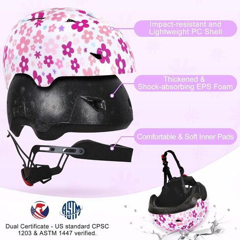 Toddler Bike Helmet, Baby Infant Bike Helmet for Toddlers Boys Girls Age 1-3 Kids Helmets for Biking Scootering Skateboarding in Saudi Arabia