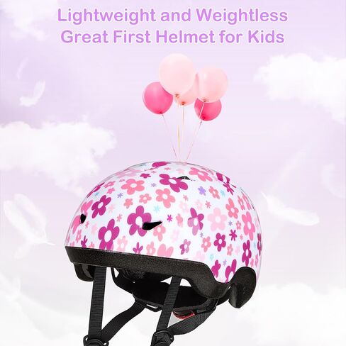 Toddler Bike Helmet, Baby Infant Bike Helmet for Toddlers Boys Girls Age 1-3 Kids Helmets for Biking Scootering Skateboarding in Saudi Arabia
