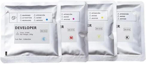 Compatible DV512 Developer Powder for C554 C224 C284 C364 C454 A2XN0KD Iron Powder Photocopy Machine(1Set 4PCS) in Saudi Arabia
