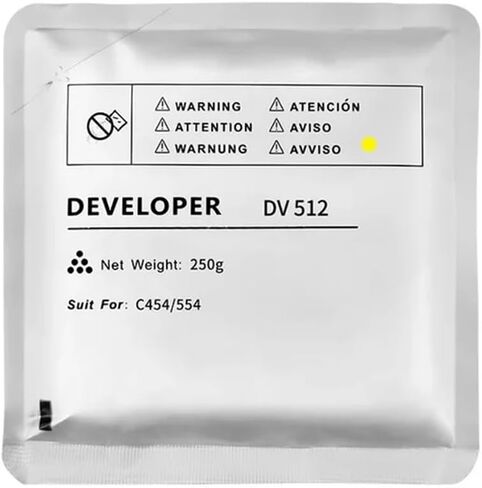 Compatible DV512 Developer Powder for C554 C224 C284 C364 C454 A2XN0KD Iron Powder Photocopy Machine(1Set 4PCS) in Saudi Arabia