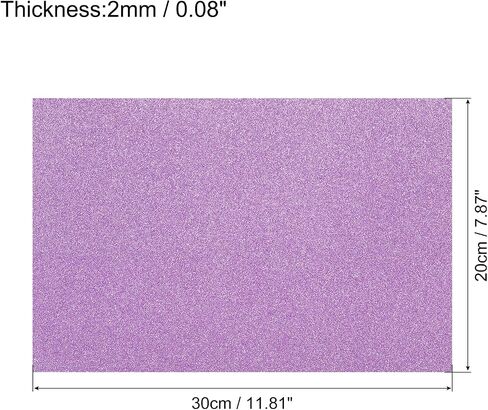 Rebower 12pcs Foam Sheets Plage Glitter Foam Arts Paper 12 × 8 × 5/64 بوصة [لمشروع الحرف اليدوية ، سكرابوكينغ ، DIY ، الحرف اليدوية ، الأزياء] -30 سم × 20 سم × 2 مم / برتقالي in Saudi Arabia
