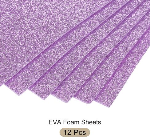 Rebower 12pcs Foam Sheets Plage Glitter Foam Arts Paper 12 × 8 × 5/64 بوصة [لمشروع الحرف اليدوية ، سكرابوكينغ ، DIY ، الحرف اليدوية ، الأزياء] -30 سم × 20 سم × 2 مم / برتقالي in Saudi Arabia