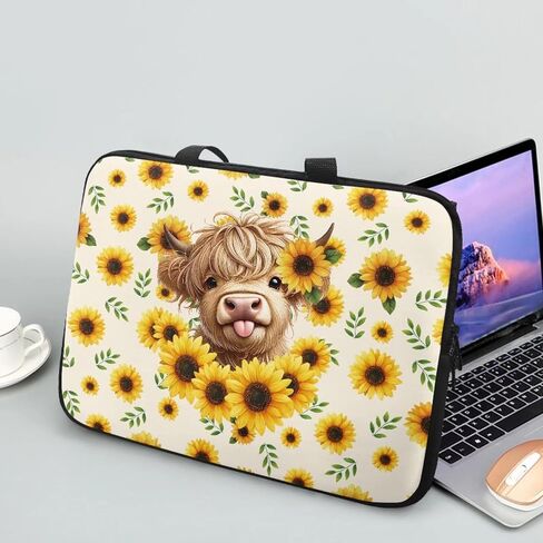 Laptop Case Women Men Laptop Bag Carrying Computer Bag with Handle for Travel Study Work Case Bag, 10-17 Inch in Kuwait