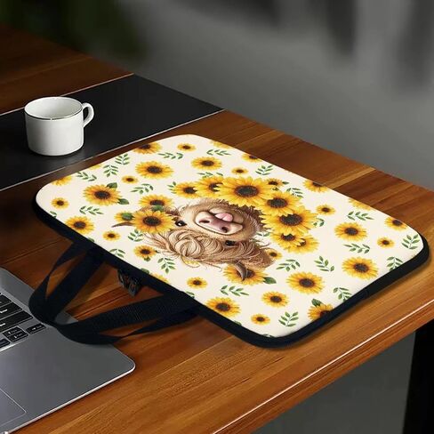Laptop Case Women Men Laptop Bag Carrying Computer Bag with Handle for Travel Study Work Case Bag, 10-17 Inch in Kuwait