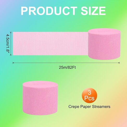 Patikil Crepe Paper Paperers ، 3 Roll Party Decorations Streamers لعيد الميلاد لوازم حفلات عيد الميلاد ، الأزرق الأزرق/الأزرق/الأزرق الفاتح (1.8 بوصة × 72 قدمًا/لفة) in Saudi Arabia