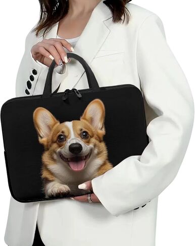 Laptop Case Women Men Laptop Bag Carrying Computer Bag with Handle for Travel Study Work Case Bag, 10-17 Inch in Kuwait