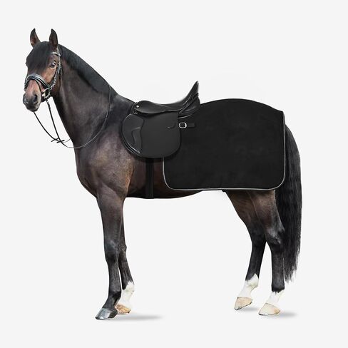 HORZE Kiel Fleece Quarter Sheet - Dark Red - Horse in Kuwait