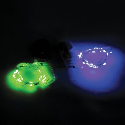 Tim Holtz Idea-Ology Halloween 2023 Tiny Purple and Green Lights, Bundle of 2 Packages, 4 Light Strands Total in Saudi Arabia