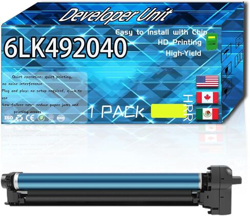 Compatible for Toshiba 6LK49204000 Replacement Developer Unit Used with E Studio 2000AC 2010AC 2500AC 2510AC Printers, High Production Multiple Options (4-Pack BK/C/M/Y) in Saudi Arabia