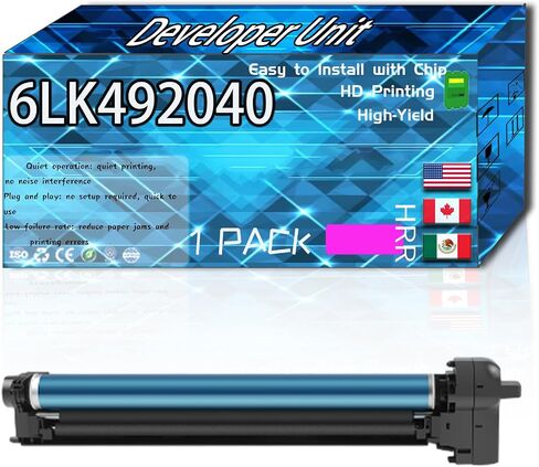 Compatible for Toshiba 6LK49204000 Replacement Developer Unit Used with E Studio 2000AC 2010AC 2500AC 2510AC Printers, High Production Multiple Options (4-Pack BK/C/M/Y) in Saudi Arabia