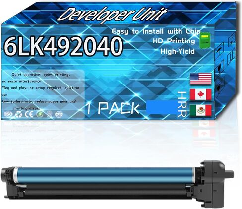 Compatible for Toshiba 6LK49204000 Replacement Developer Unit Used with E Studio 2000AC 2010AC 2500AC 2510AC Printers, High Production Multiple Options (4-Pack BK/C/M/Y) in Saudi Arabia