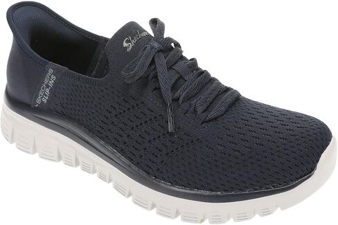 Skechers Women's Graceful - First Crush Hands Free Slip-Ins | Modern Comfort Casual, Slip-ins, Air-Cooled Memory Foam, Machine Washable, Vegan in Saudi Arabia