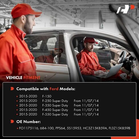 مستشعر مساعد وقوف السيارات الخلفي الخلفي A-Premium (4 قطع) متوافق مع موديلات Ford مختارة - F-150 F150، F-250/F-350/F-450/F-550 Super Duty، 2015-2020، استبدال # HC3Z15K859A in Saudi Arabia