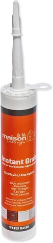 À LA MAISON CEILINGS Instant Grab - Ceiling Tile, Wall Panel & Crown Molding Adhesive - High-Strength, Water-Resistant Glue for Indoor/Outdoor Use - Easy-Apply, Quick-Bond Formula (4-Pack) in Saudi Arabia