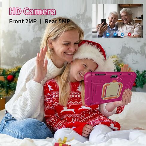 Kids Tablet 10.1 Inch 4GB 64GB Android 13 WiFi Bluetooth Parental Control Light Pink in Saudi Arabia