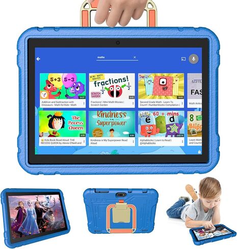 Kids Tablet 10.1 Inch 4GB 64GB Android 13 WiFi Bluetooth Parental Control Light Pink in Saudi Arabia