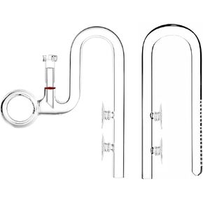 Mini Lily Pipe Set Spin Outflow with Surface Skimmer and Inflow for Nano Long Shallow Tanks (17mm for 5/8'' i.d. (16/22mm) tubing)