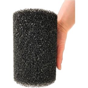 6 Pack X-Large Overflow Filter Box Intake Round Pre-Filter Foam Sponge 5.91" x 4.13" for Aquariums and Ponds (Coarse 25PPI)
