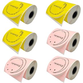 6rolls M110Thermal Labels Round1.96（50mm） Waterproof Circle Sticker for E210 P50 P1 DP30S M220Labels Printer mix1