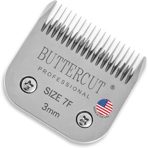 Stainless Steel Dog Clipper Blade, Size-7F, 1/8-Inch Cut Length