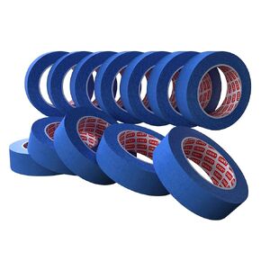 SWRT 1 Inch x 55 Yards x 12 Rolls (660 Total Yards) Premium Blue Painters Tape - Masking Tape, Paint Tape, Multi-Surface Blue Tape for Painting, No Residue, Easy Removal, Decorating, Trim, Crafts
