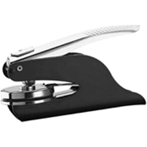 Notary Seal Embosser for State of New York, Pocket/Hand Model, 1-5/8" Impression, Black Body