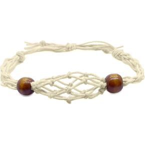 Crystal Bracelet Holder Cage Cord for Crystal Quartz Bracelet Cord Empty Stone Holder DIY Bracelet Jewelry Making Holder