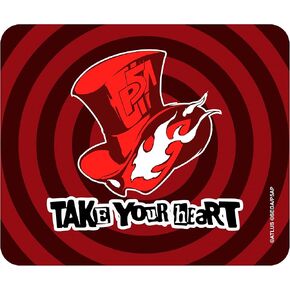 ABYSTYLE Persona 5 Calling Card Mousepad 9.25" x 7.7" Rectangle Non-Slip Rubber Desktop Computer Game Mouse Mat Office Desk Accessories