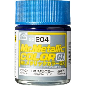 GX204 Metallic Blue 18ml, GSI Mr Color GX