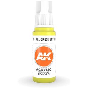 AK Interactive 3rd Gen Acrylic Fluorescent Yellow 17ml