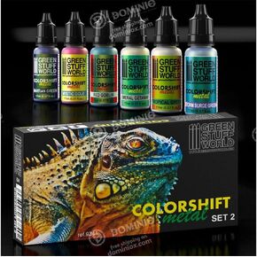 Green Stuff World for Models and Miniatures Chameleon Acrylic Paint Set 2 (9341)