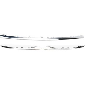 Spoiler Separator, A2228857600 A2228857700 7800 Front Bumper Lip Spoiler Chrome Chromium Trim Compatible for Benz S Class W222 S450L S500L 560 4MATIC(9)