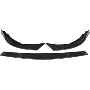 Spoiler Separator, Front Lip Lower Bumper Side Splitter Spoiler Body Kit Compatible for Toyota Camry L LE XLE 2021-2022 Car Styling Black Carbon Fiber Look(Carbon Fiber Look)