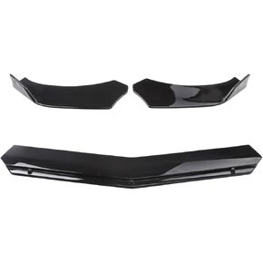 Spoiler Separator, Compatible for Toyota Prius 2001-2021 Car Front Bumper Lip Splitter Body Kit Chin Spoiler Anti Scratch Diffuser Lip Trim Air Dam(Silver)