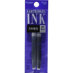 Platinum Refills Blue Black Fountain Pen Cartridge - SPN-100A-3