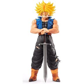 Trunks Figure， Trunks Action Figure DBZ Super Saiyan Birthday Gifts 10 Inch