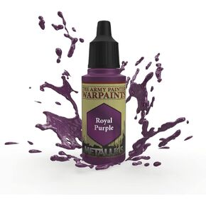 The Army Painter Royal Purple Warpaint - Acrylic Non-Toxic Heavily Pigmented Water Based Paint for Tabletop Roleplaying, Boardgames, and Wargames Miniature Model Painting